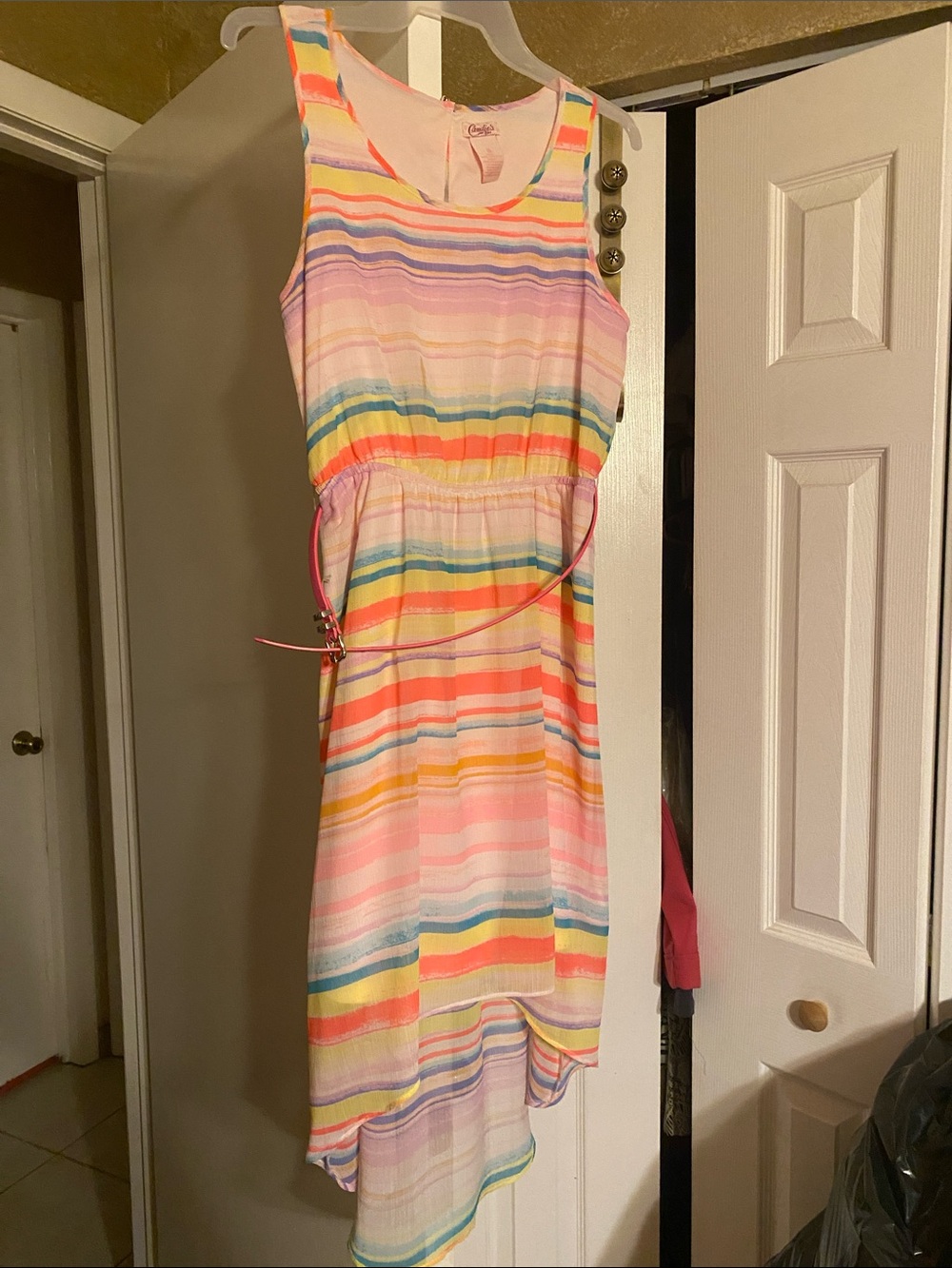 Candie's Pastel Multicolor Striped Summer Top